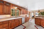 Plenty of counter space in this high-end kitchen